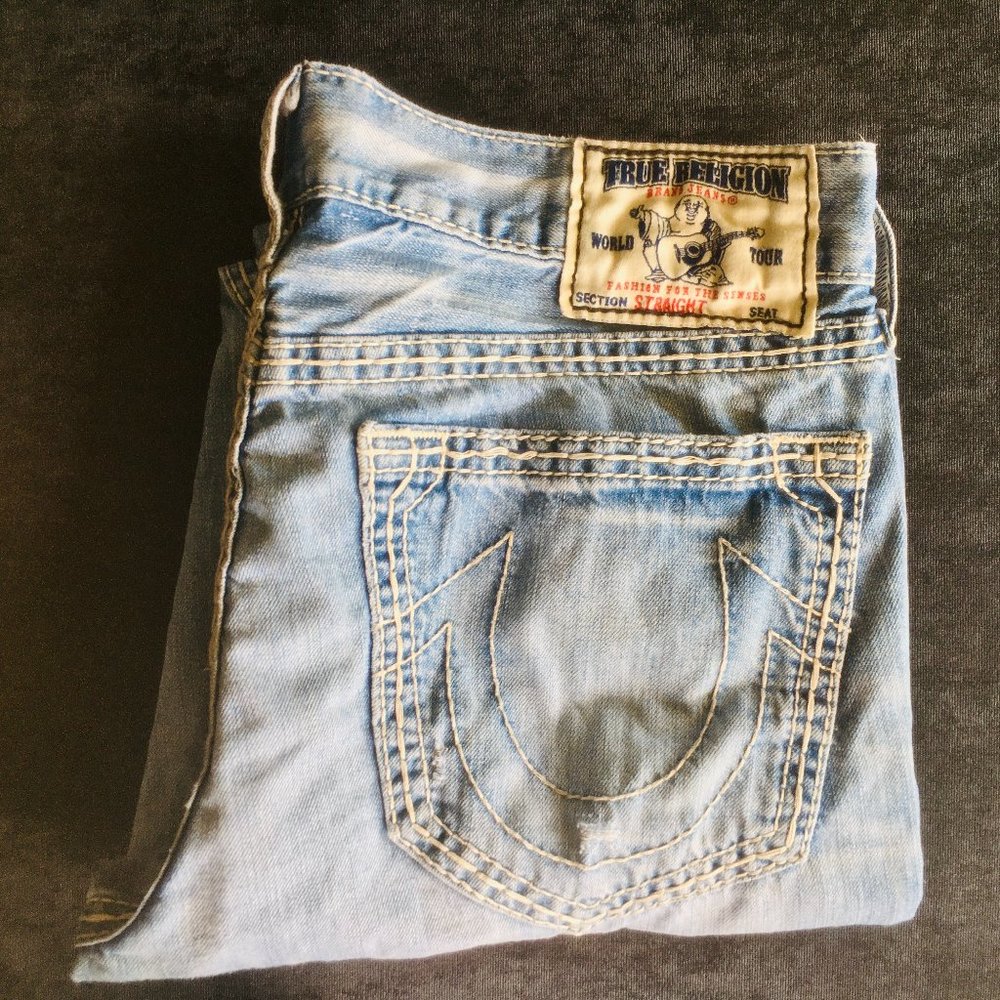 True Religion Straight Fit Jeans 34